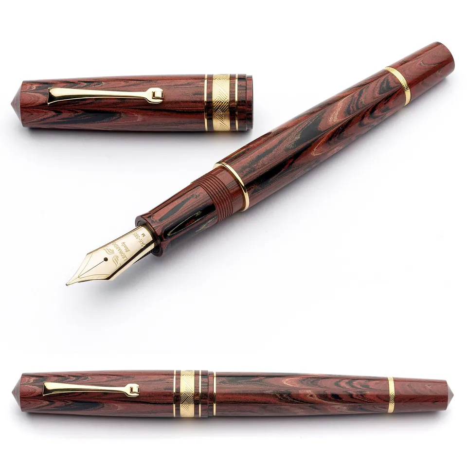 leonardo-officina-italiana-audace-pompei-stilografica-ebanite-pennino-oro-monste image 1