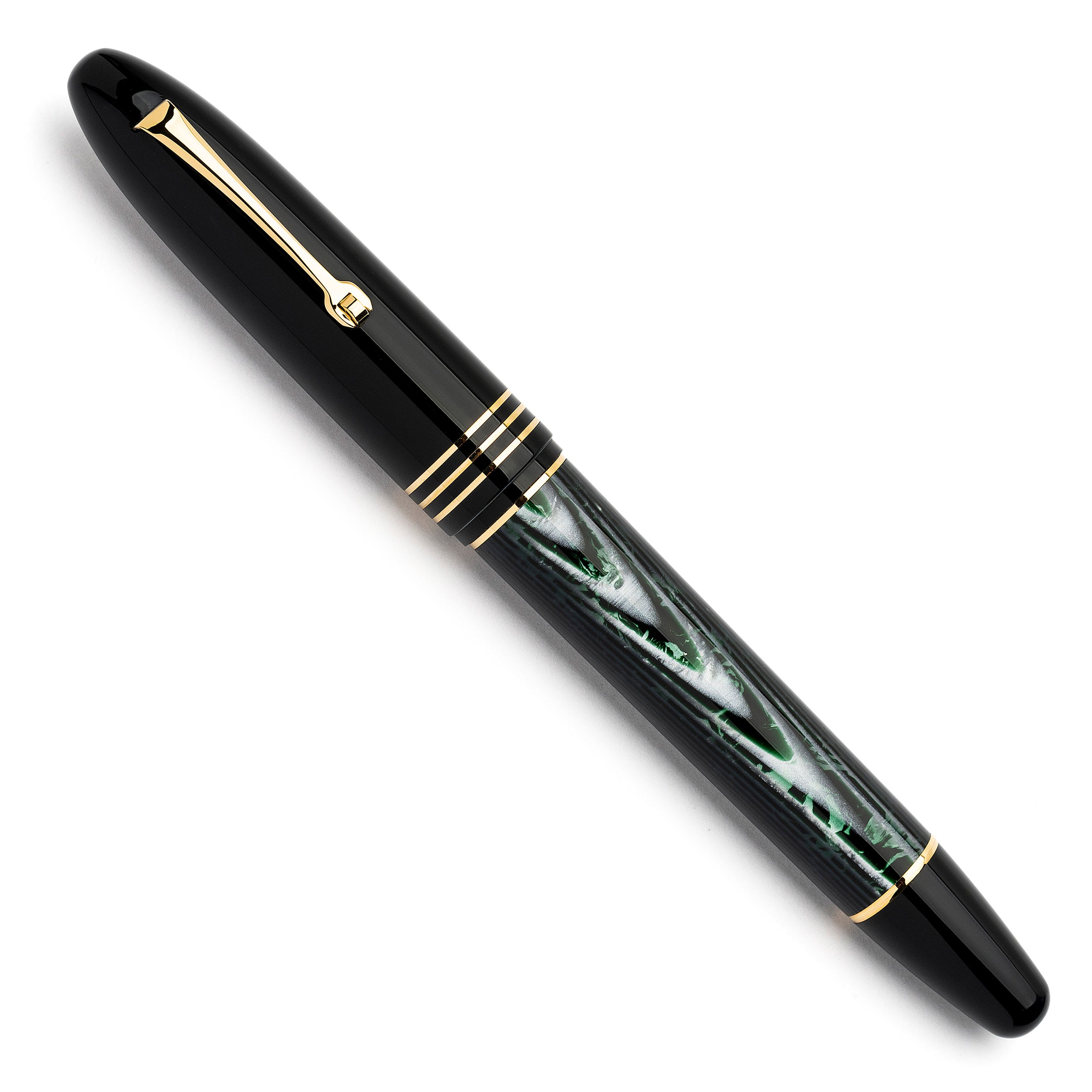 leonardo-officina-italiana-gran-riserva-ogiva-grande-arco-verde-celluloide-gt-pe image 2