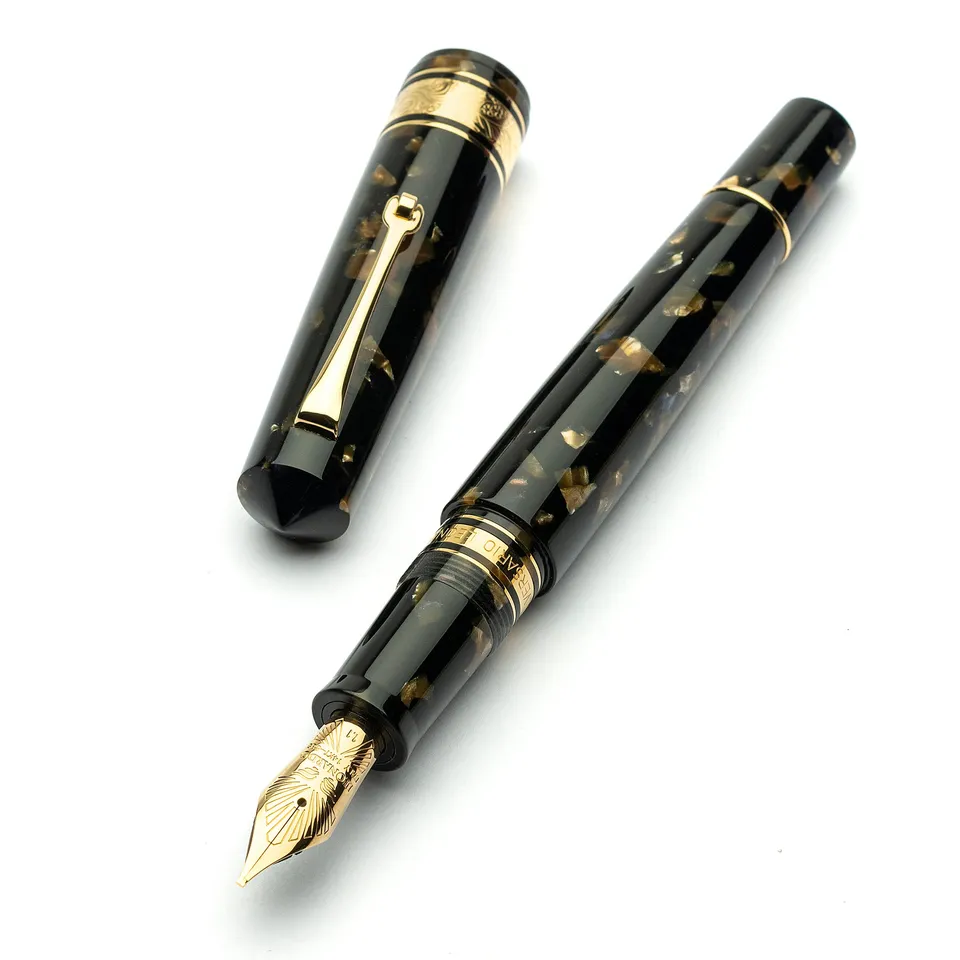 leonardo-officina-italiana-cinquantesimo-50-federico-bordo-oro-penna-stilografic image 1