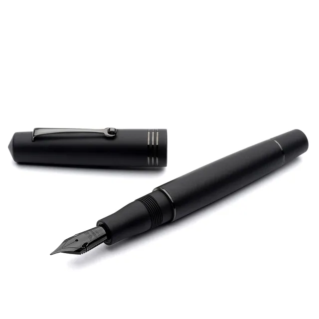 leonardo-officina-italiana-momento-zero-nero-opaco-penna-stilografica-pennino-ac-2 image 1