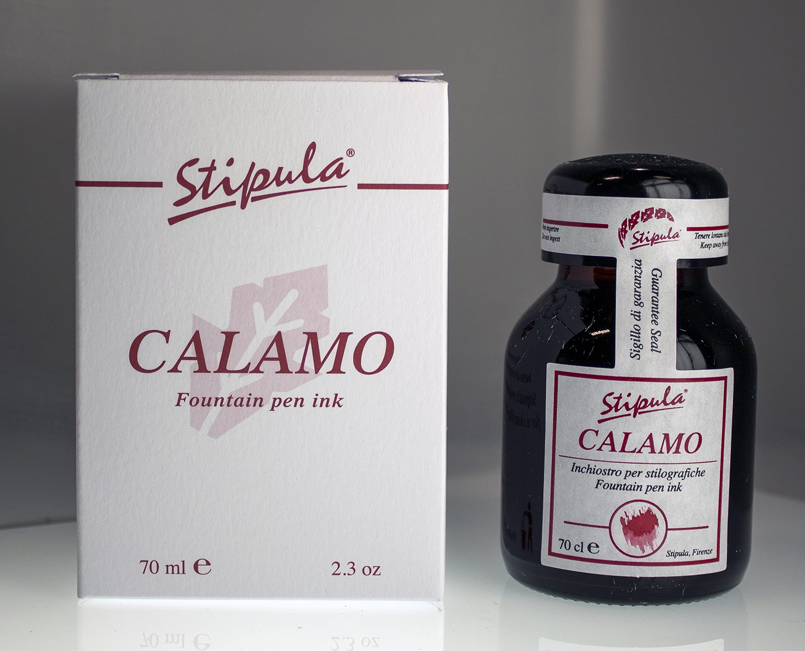 stipula-calamo-inchiostro-stilografica-70ml-rosso-fiorentino image 1