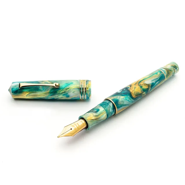 leonardo-officina-italiana-momento-zero-grande-maldive-stilografica-pennino-oro- image 1