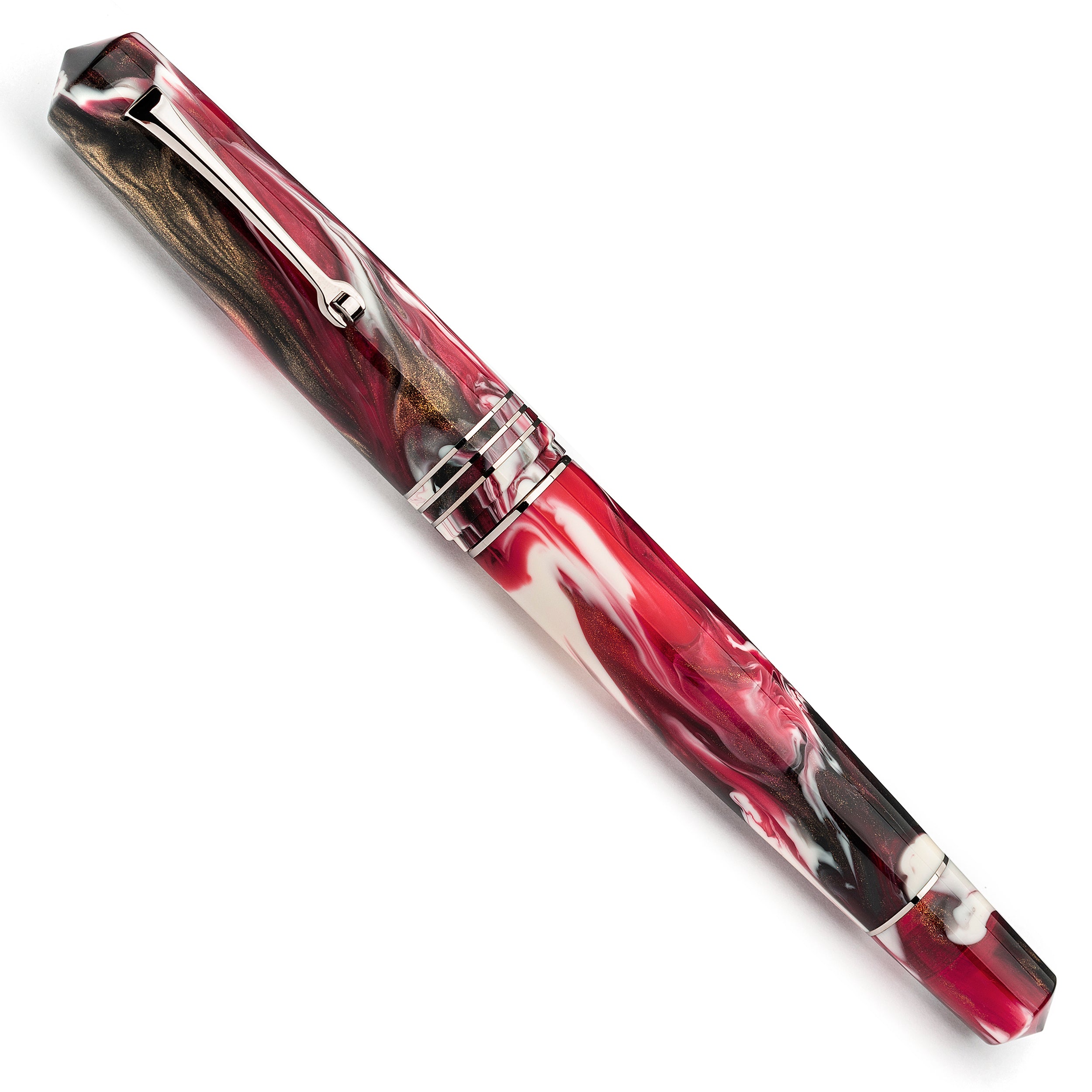 leonardo-officina-italiana-momento-zero-grande-cherry-koi-penna-stilografica-pen image 2