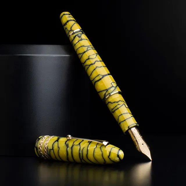leonardo-officina-italiana-cigar-leonarco-zebra-penna-stilografica-in-celluloide image 1