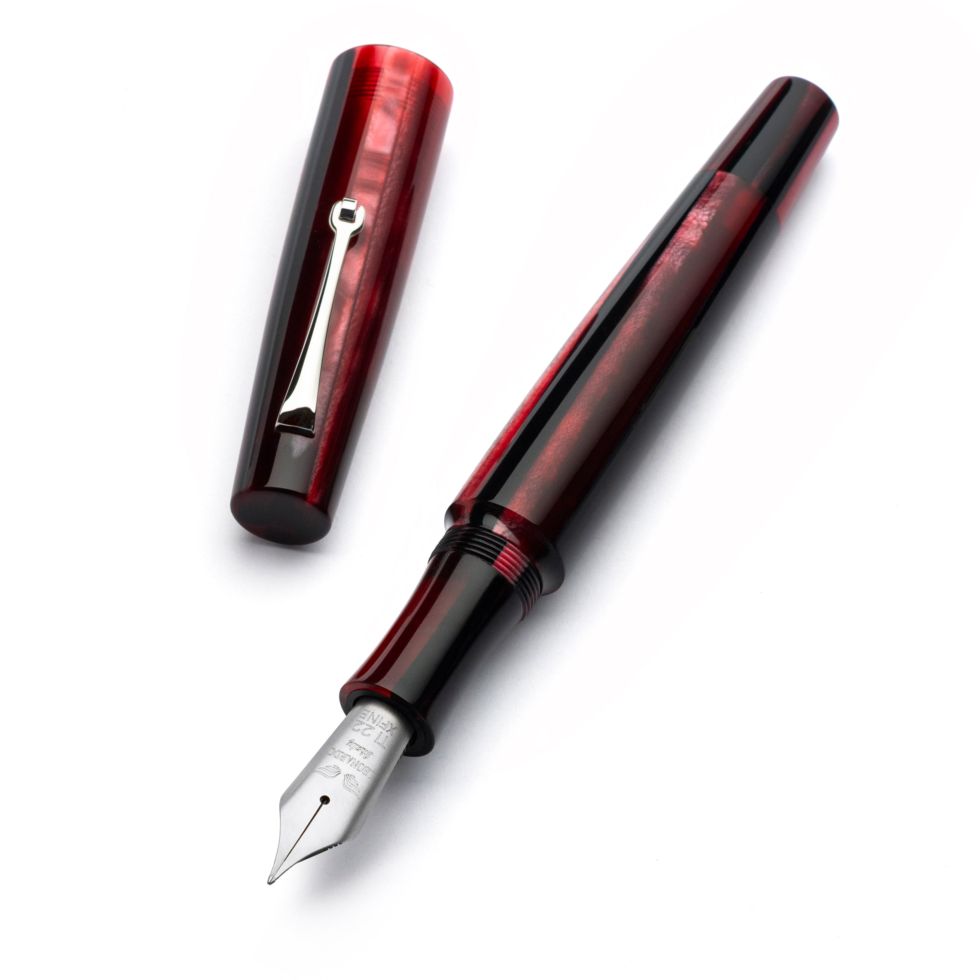 leonardo-officina-italiana-essenza-stilografica-ebanite-etna-pennino-acciaio-8 image 2