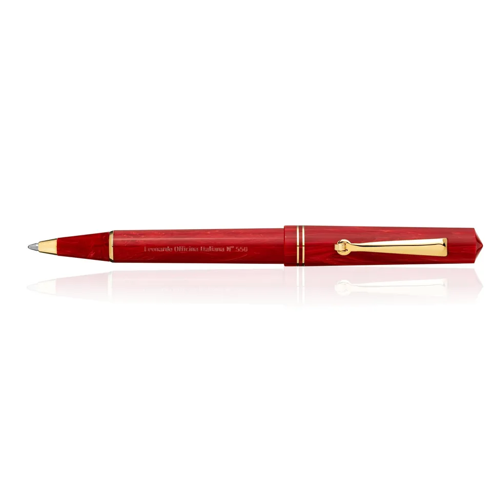 leonardo-officina-italiana-momento-zero-coral-penna-a-sfera image 1