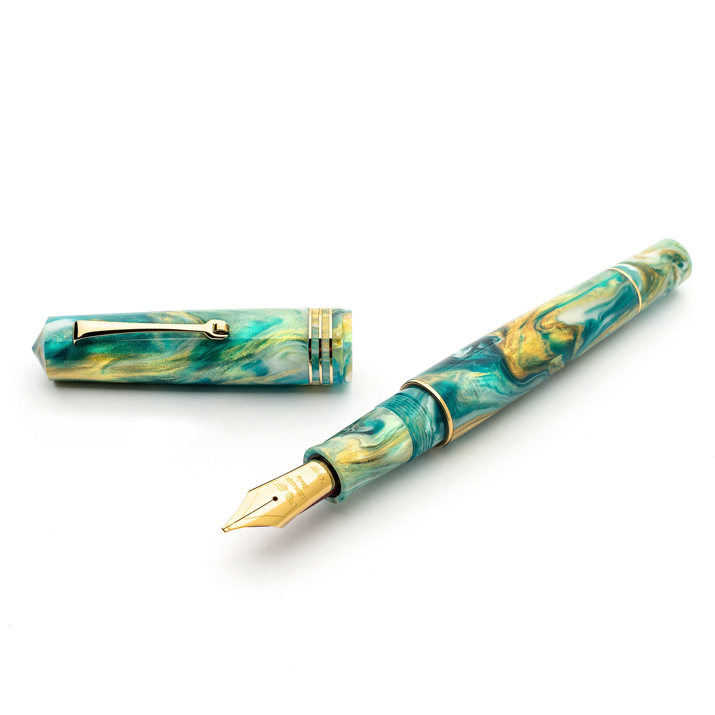 leonardo-officina-italiana-momento-zero-grande-maldive-stilografica-pennino-oro- image 1