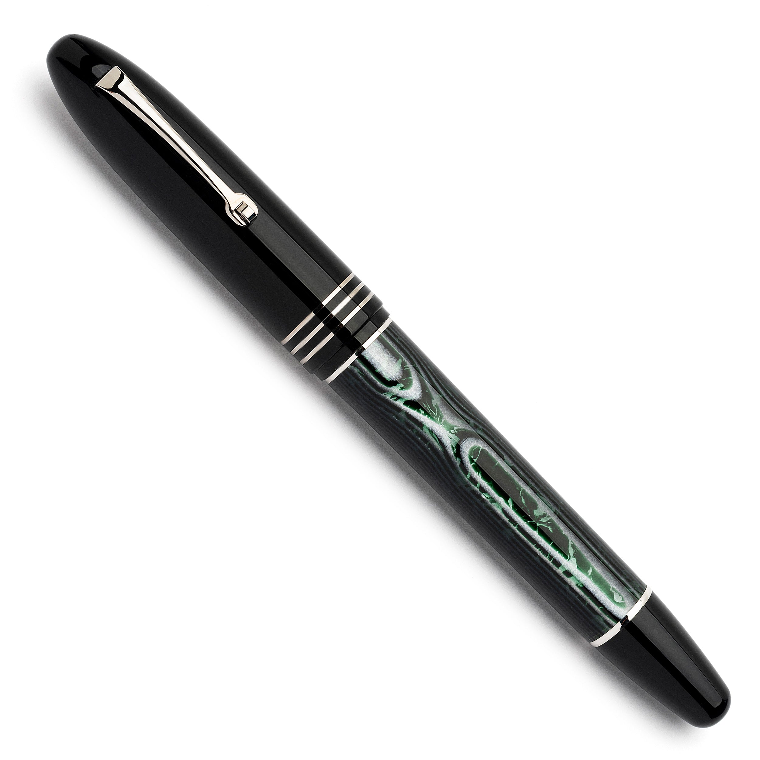 leonardo-officina-italiana-gran-riserva-ogiva-grande-arco-verde-celluloide-stilo image 2