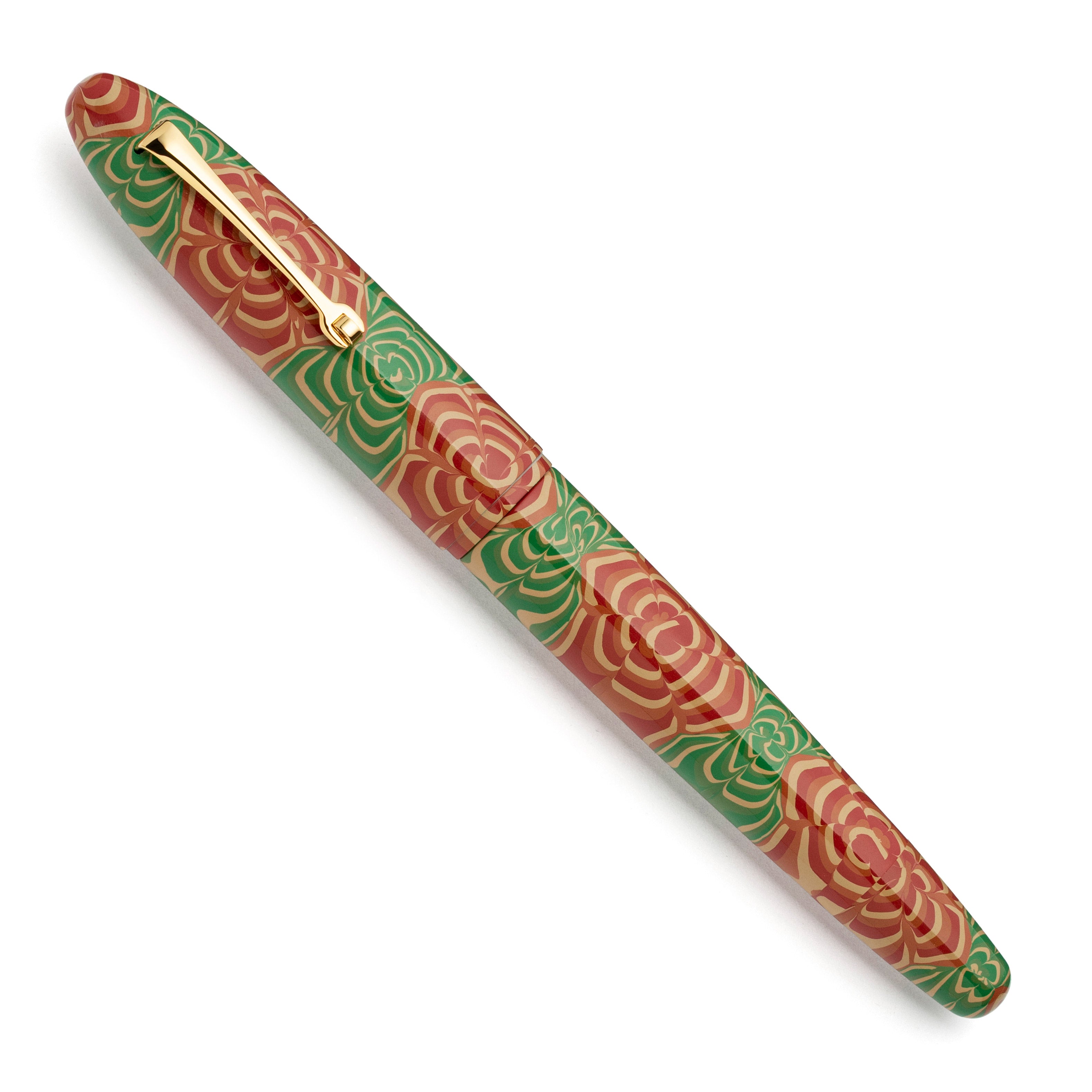 leonardo-officina-italiana-cigar-penna-stilografica-ebanite-rosa-rossa-pennino-a image 2