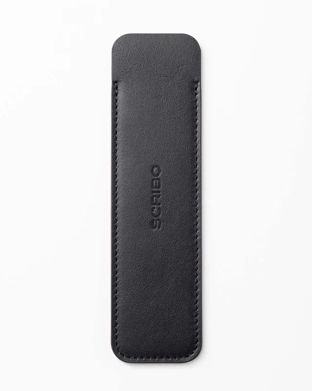 scribo-astuccio-nero-nero-in-vera-pelle-italiana-per-stilografiche image 1