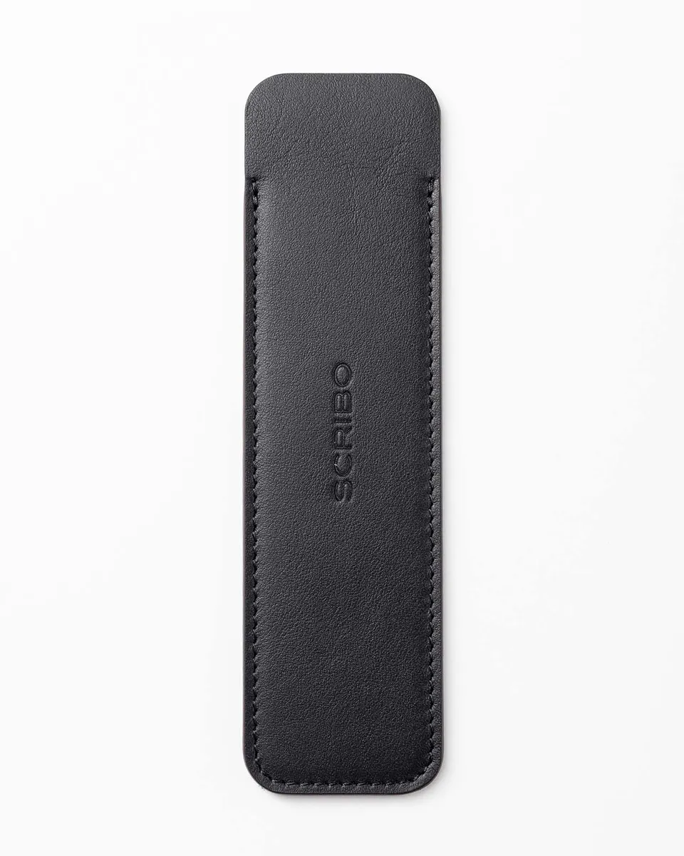 scribo-astuccio-nero-nero-in-vera-pelle-italiana-per-stilografiche image 1