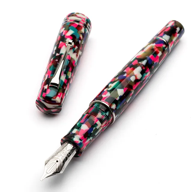 leonardo-officina-italiana-momento-zero-grande-penna-stilografica-confetti-cellu image 1