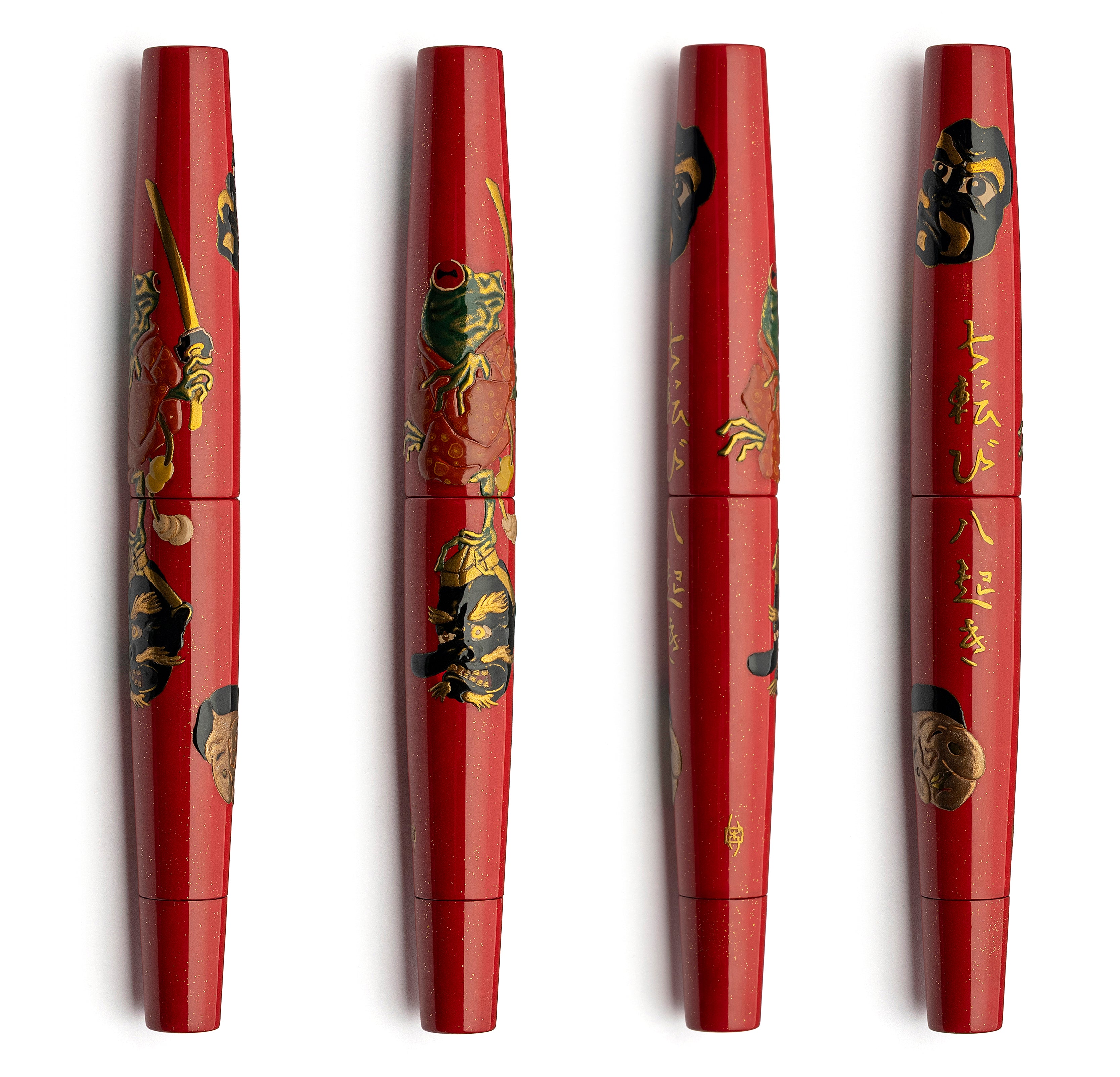 leonardo-officina-italiana-essenza-penna-stilografica-taka-maki-e-rossa-oni-e-ra image 1