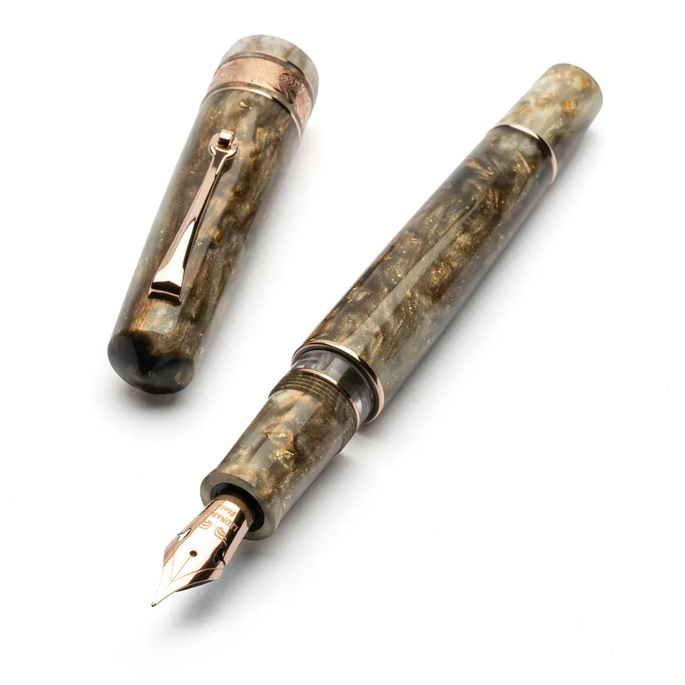 leonardo-officina-italiana-momento-zero-grande-2-0-cosmos-stilografica-chocolate image 1