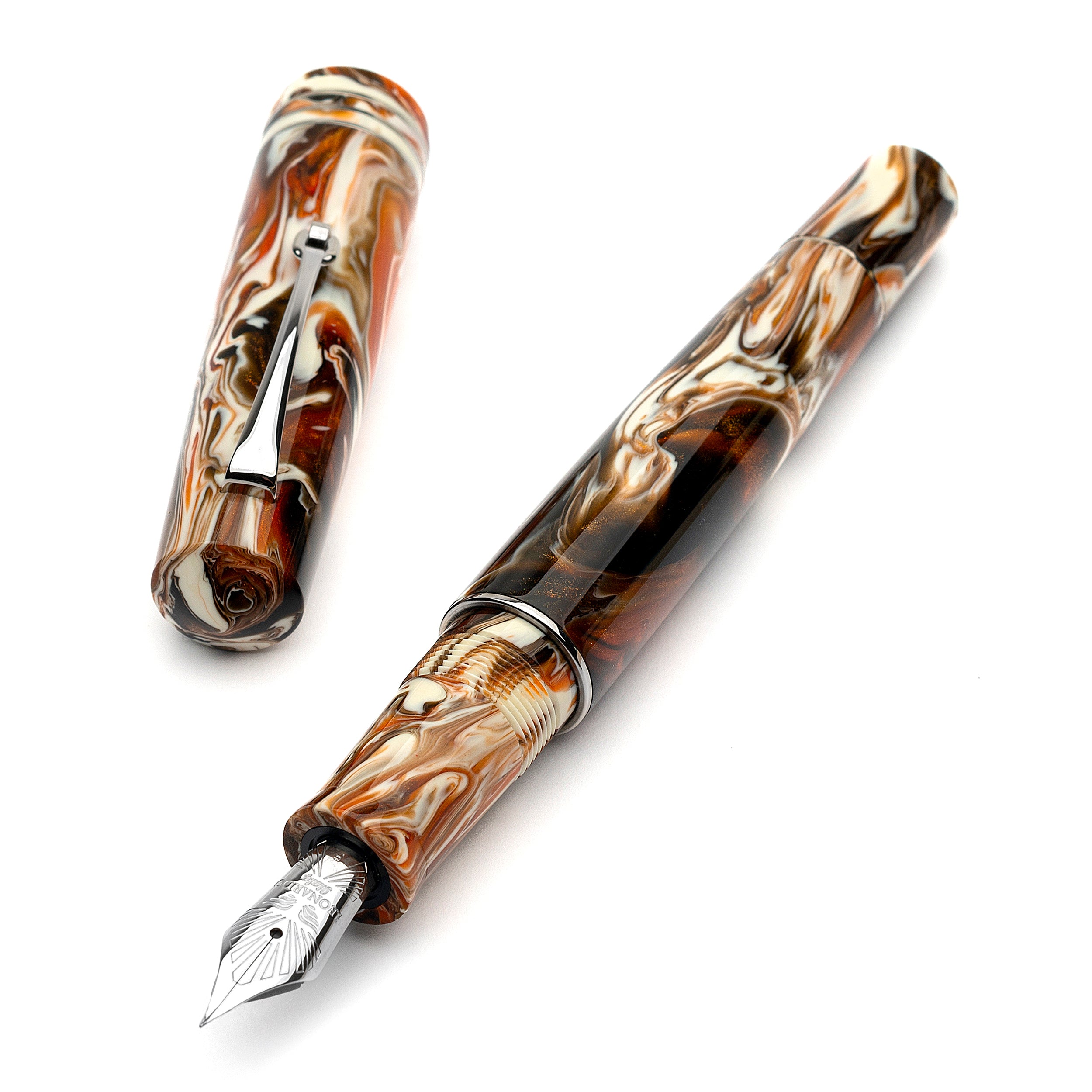 leonardo-officina-italiana-momento-zero-grande-calico-koi-j-brooks-stilografica- image 1