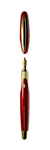 stipula-speed-penna-stilografica-a-pistone-punta-f-rosso image 2