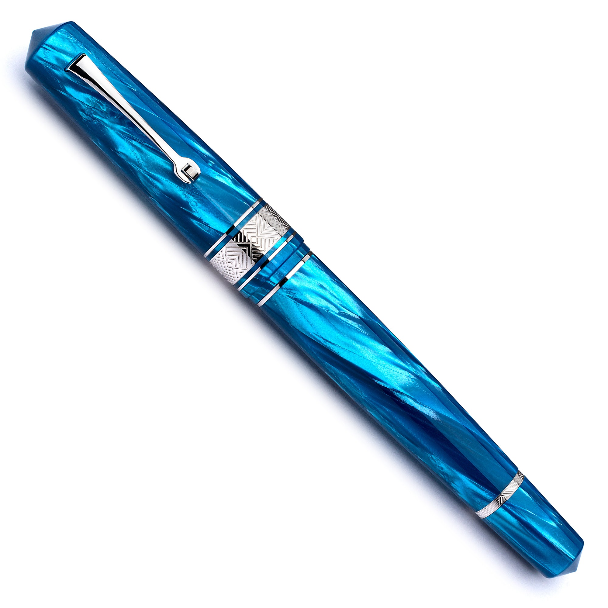 leonardo-officina-italiana-momento-zero-grande-blue-mediterranean-penna-stilogra image 2