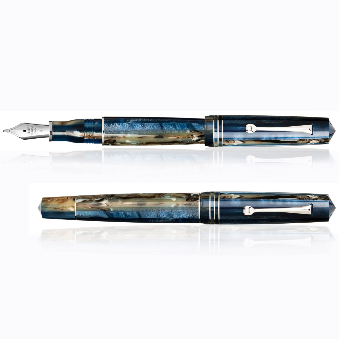 leonardo-officina-italiana-momento-zero-grande-blue-hawaii-penna-stilografica-pe image 1