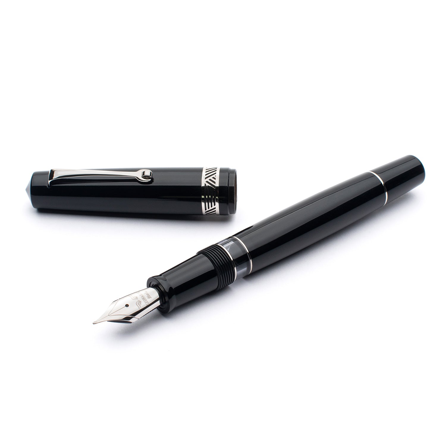 leonardo-officina-italiana-momento-magico-glossy-black-penna-stilografica-pennin image 3