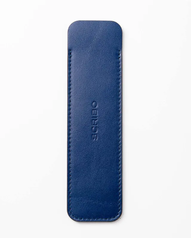 scribo-astuccio-in-pelle-blu-pop-portapenne image 1