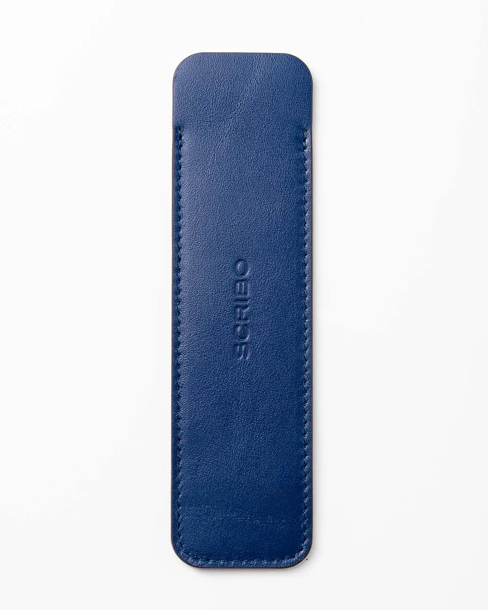 scribo-astuccio-in-pelle-blu-pop-portapenne image 1