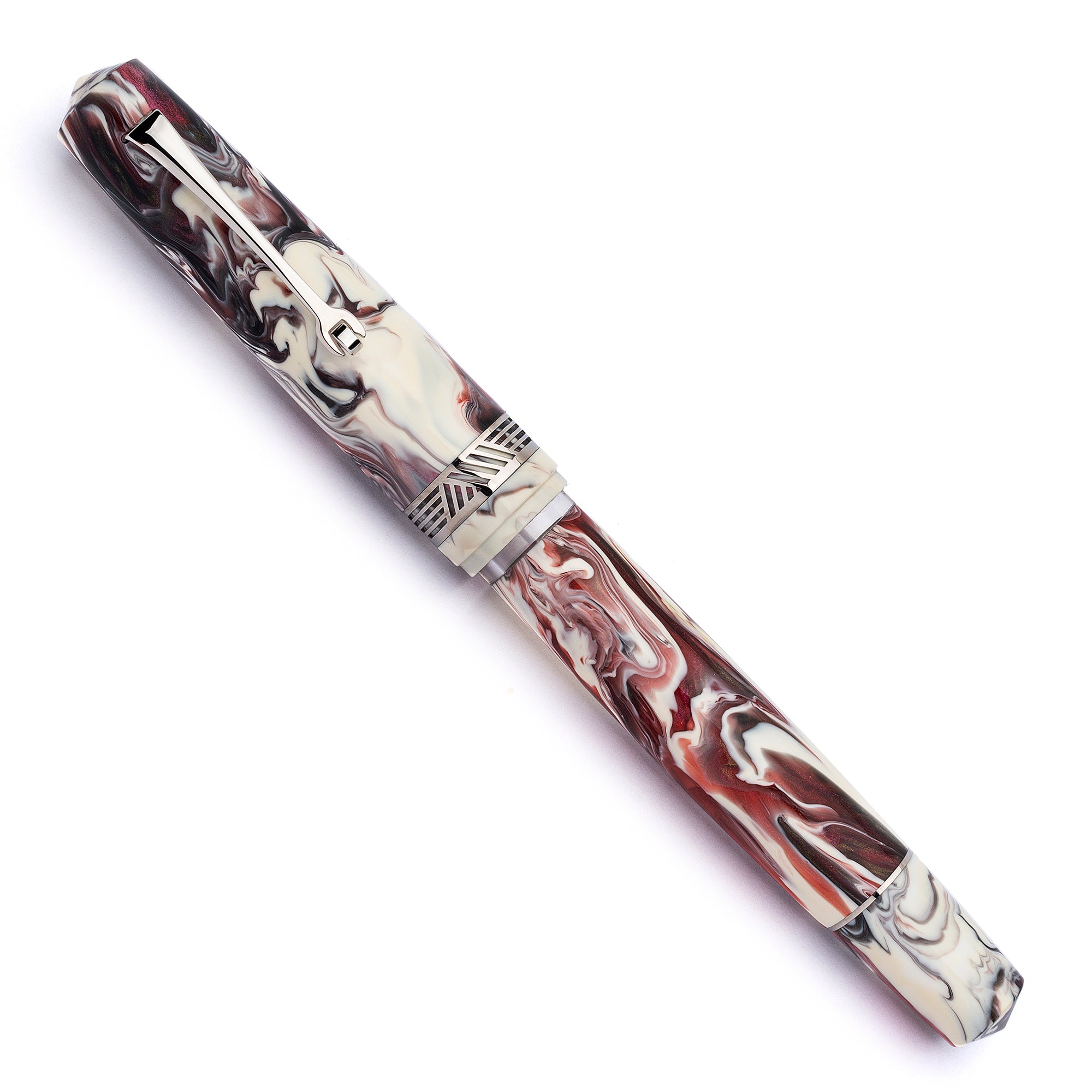 leonardo-officina-italiana-momento-magico-black-cherry-koi-personalizzata-penna- image 2
