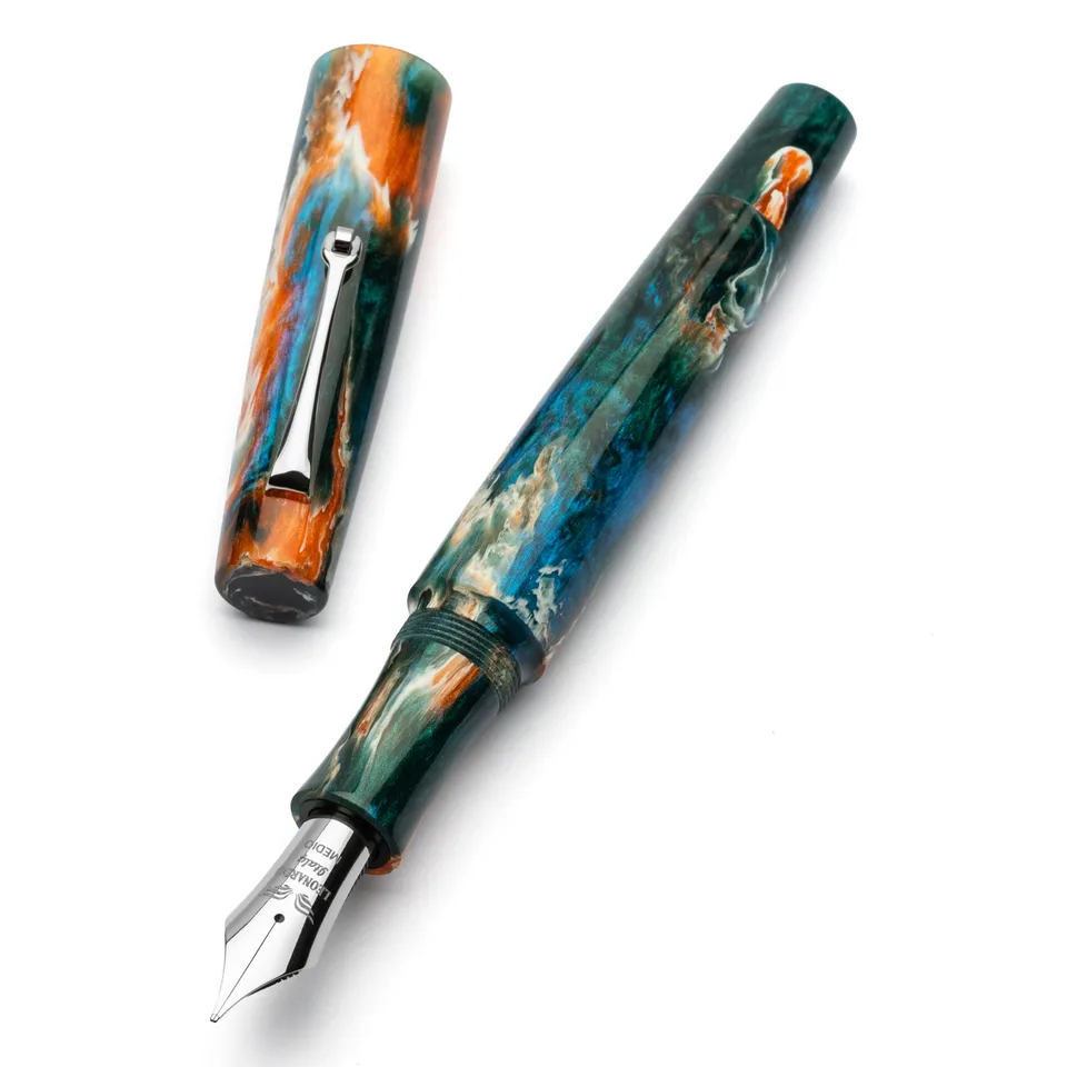 leonardo-officina-italiana-essenza-martin-pescatore-bob-dupras-stilografica-ediz image 1