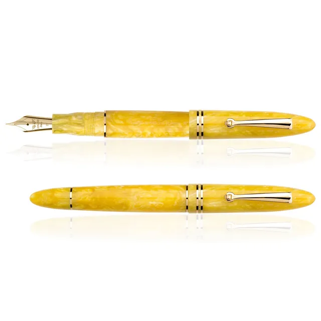 leonardo-officina-italiana-furore-giallo-sole-penna-stilografica-con-pennino-in- image 1