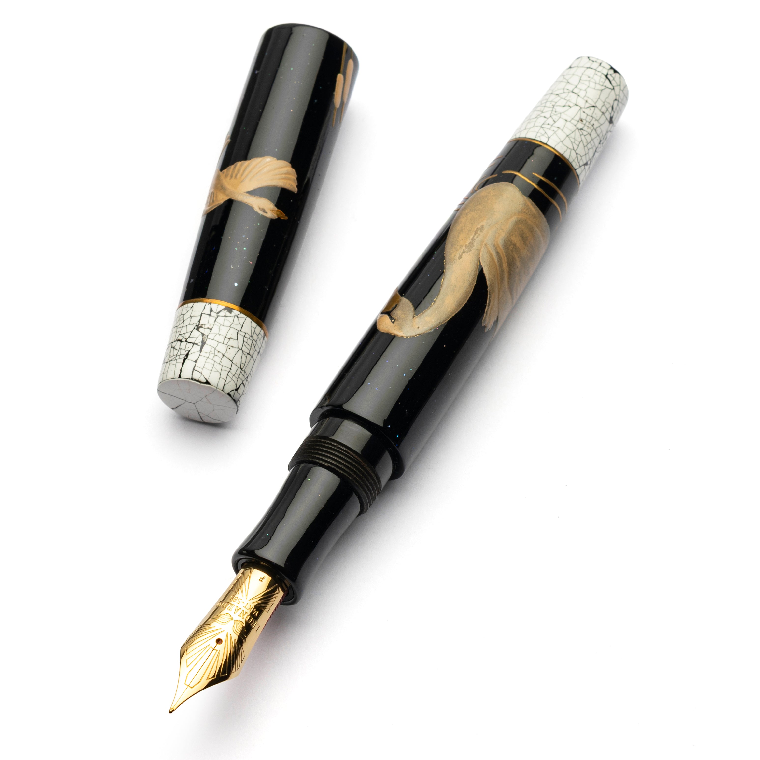 leonardo-officina-italiana-essenza-swan-maki-e-2026-8-penna-stilografica-ebanite image 2