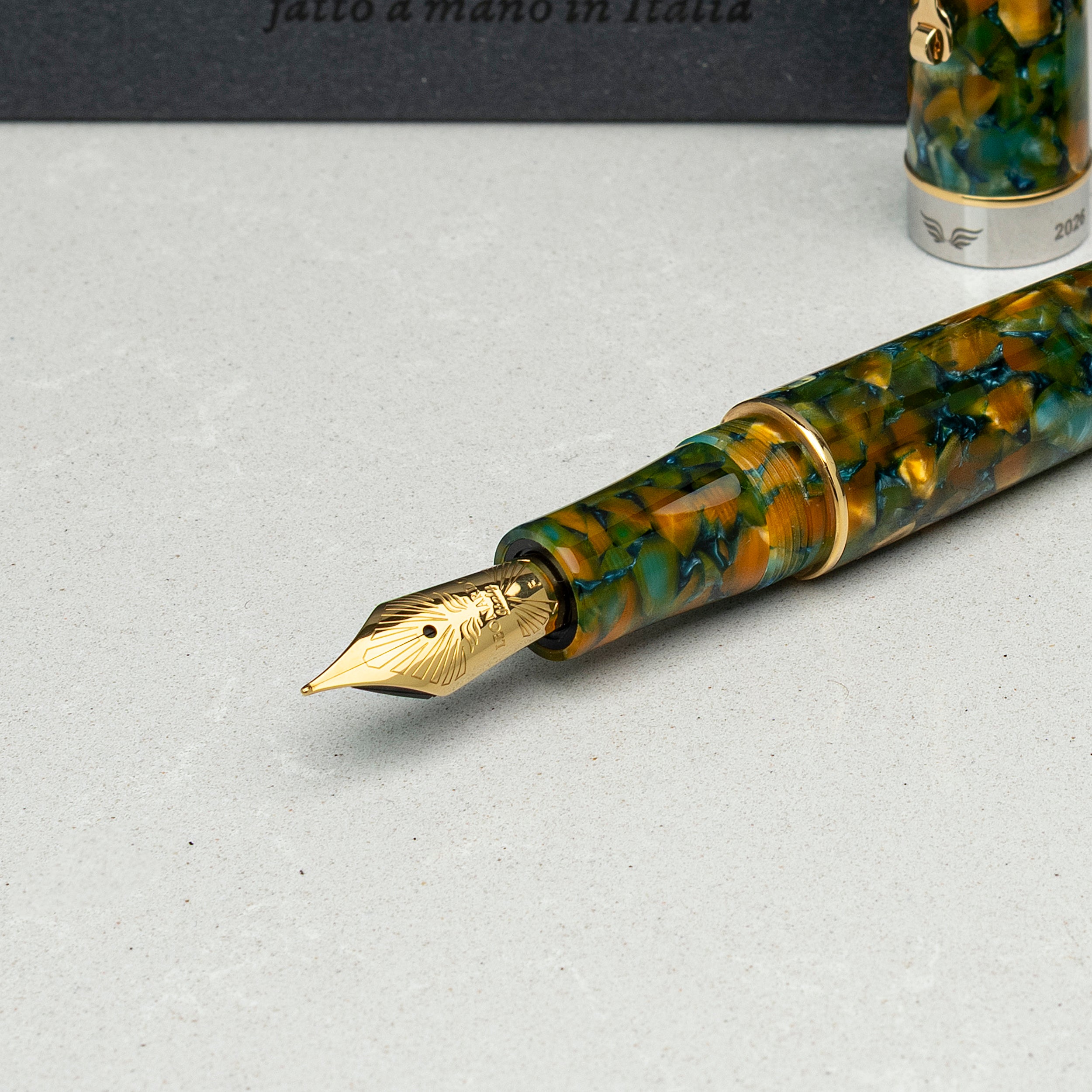 leonardo-officina-italiana-virtuosa-girasole-stilografica-pennino-acciaio-uso-qu image 3