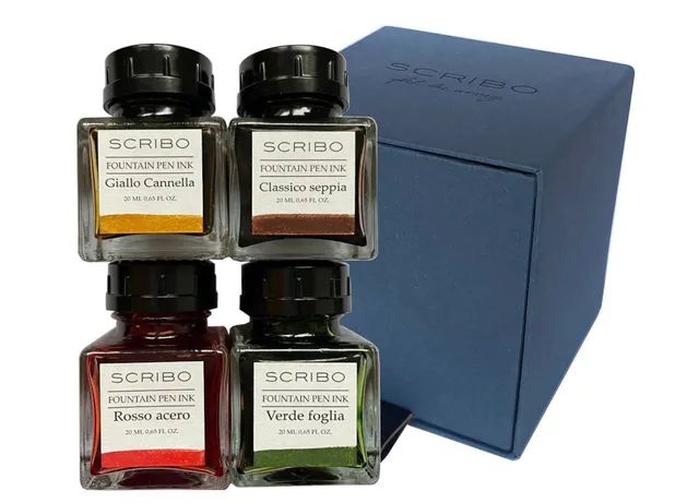 scribo-mini-ink-collection-autumn-limited-edition-set-4-inchiostri-da-20-ml image 1