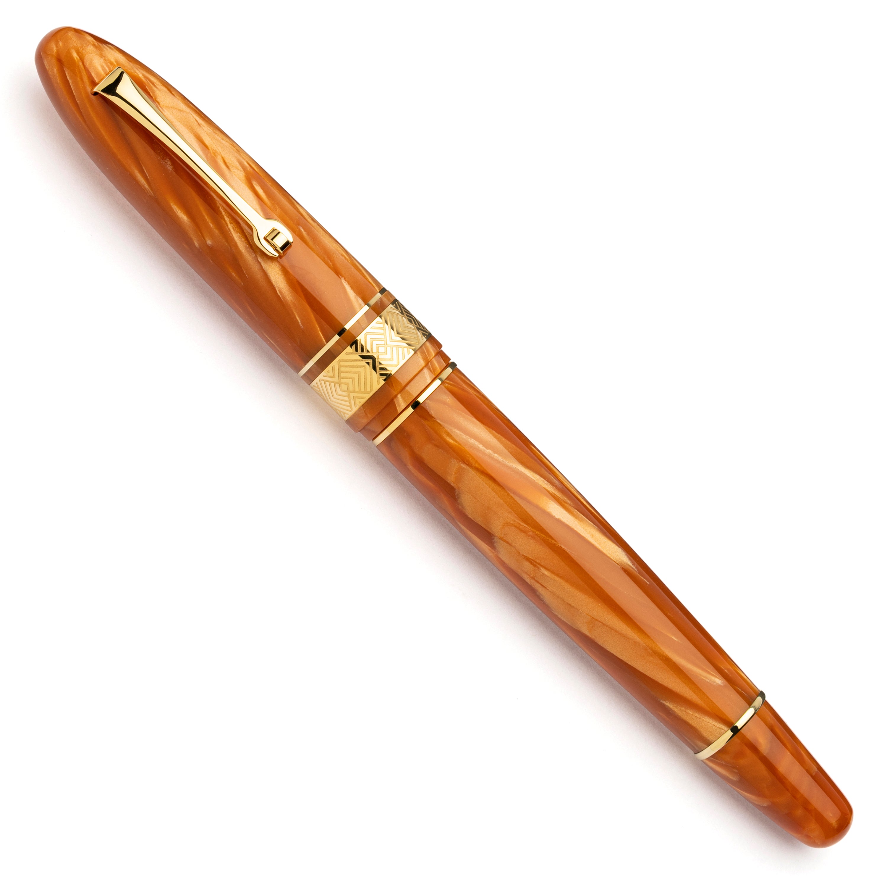leonardo-officina-italiana-cigar-caramel-penna-stilografica-in-celluloide-edizio image 2