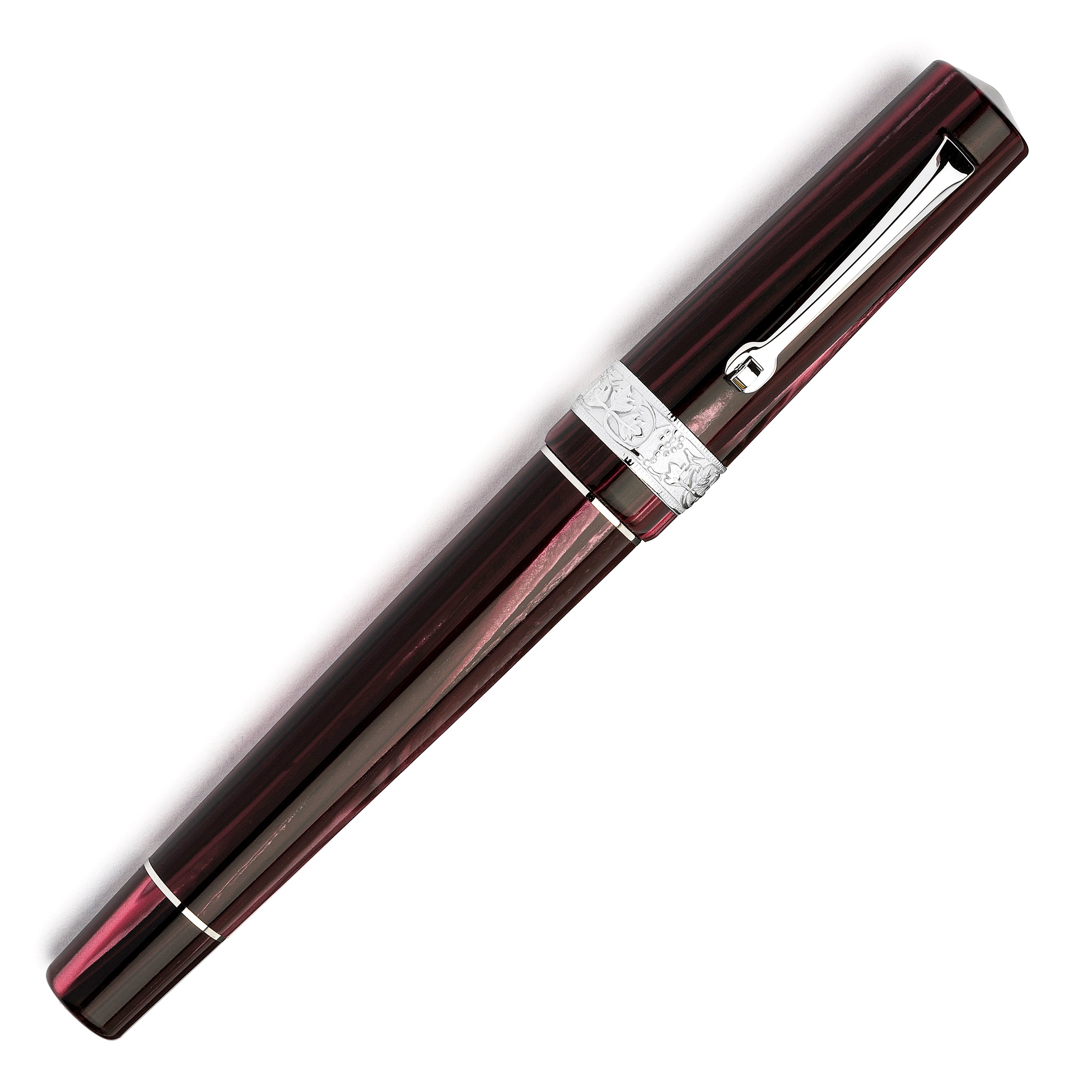 leonardo-officina-italiana-momento-zero-celluloide-rubino-penna-stilografica-pen image 2