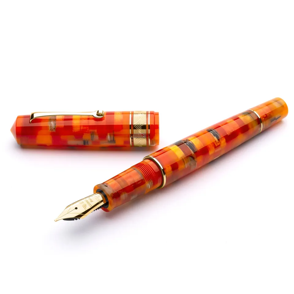 leonardo-officina-italiana-momento-zero-grande-mosaico-mango-penna-stilografica- image 1