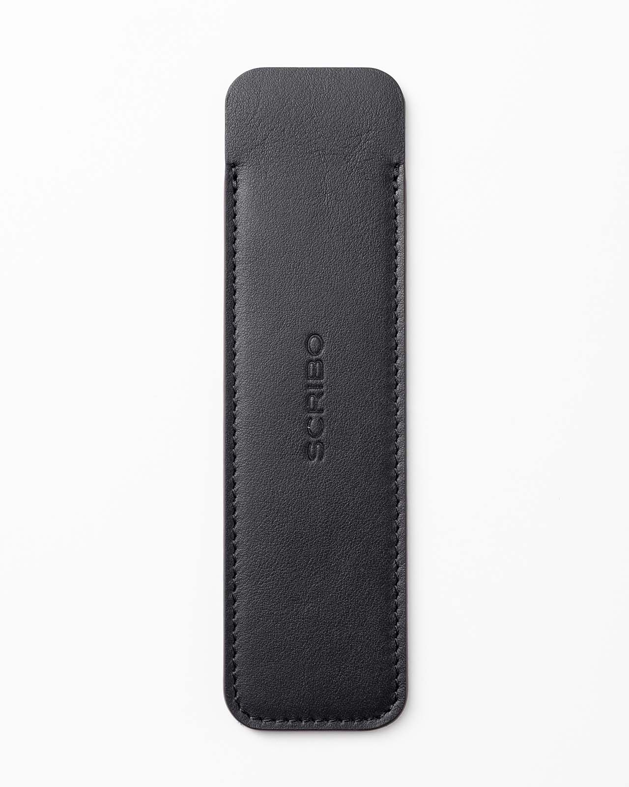 scribo-astuccio-nero-nero-in-vera-pelle-italiana-per-stilografiche image 1
