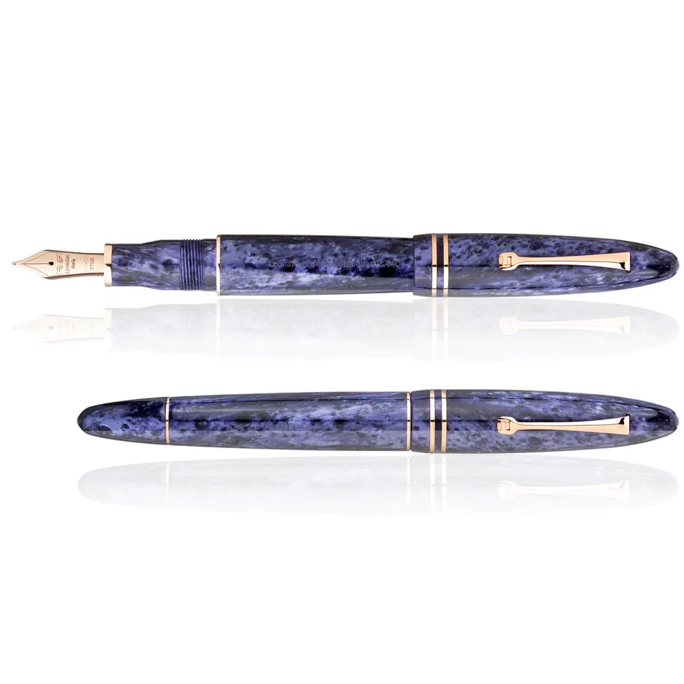 leonardo-officina-italiana-furore-grande-viola-oro-rosa-penna-stilografica-penni image 1