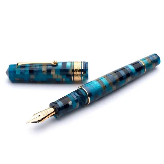 leonardo-officina-italiana-momento-zero-grande-mosaico-hawaii-stilografica-penni image 1