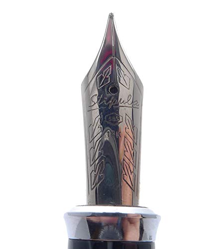 stipula-modello-t-grafite-penna-stilografica-pennino-oro-14k-fine image 3