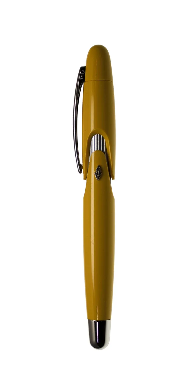stipula-speed-giallo-penna-stilografica-pennino-m-flex-flessibile-pistone-fisso image 1