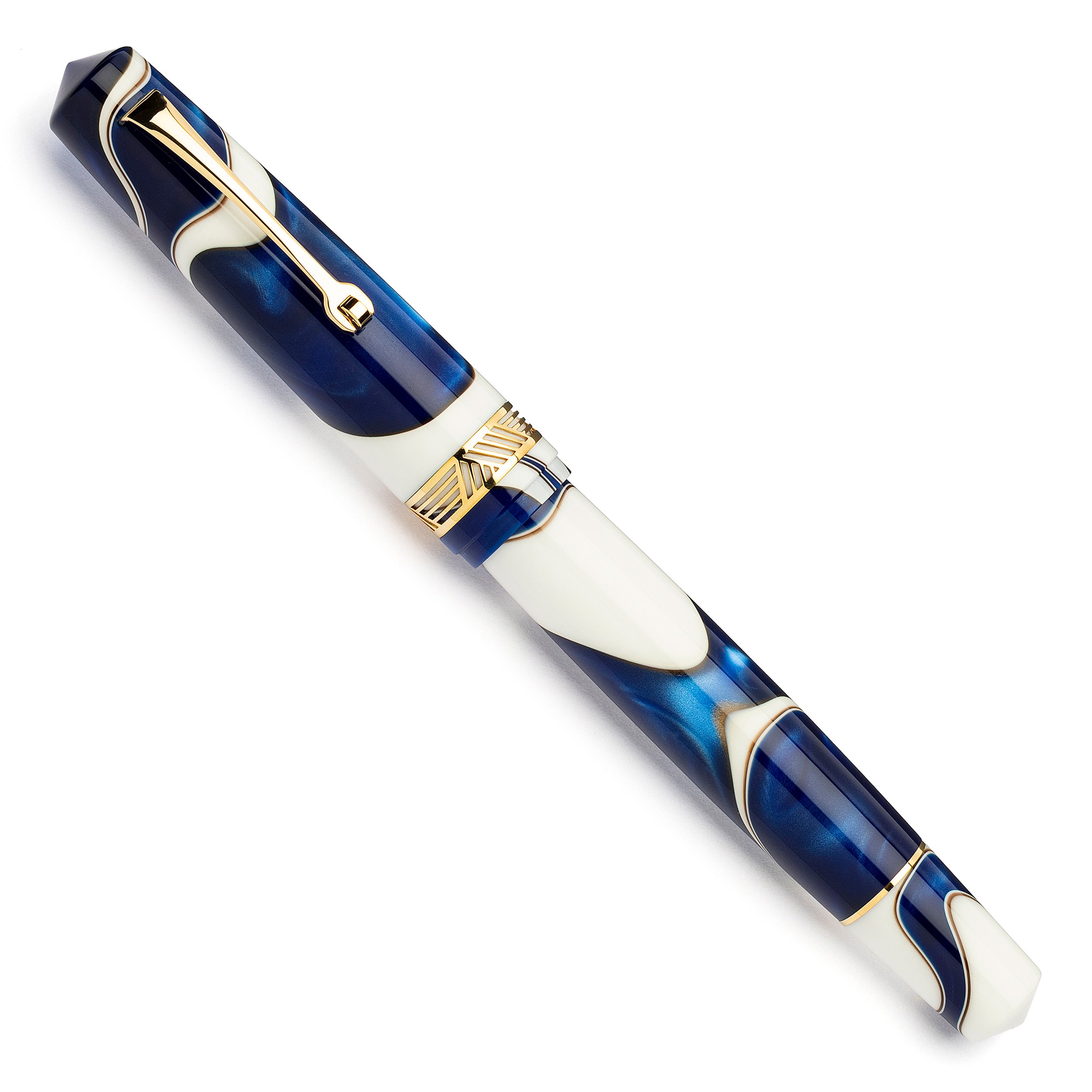 leonardo-officina-italiana-momento-magico-onda-blu-penna-stilografica image 2