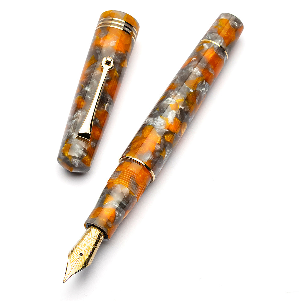 leonardo-officina-italiana-momento-zero-lava-cenere-penna-stilografica-pennino-a image 2