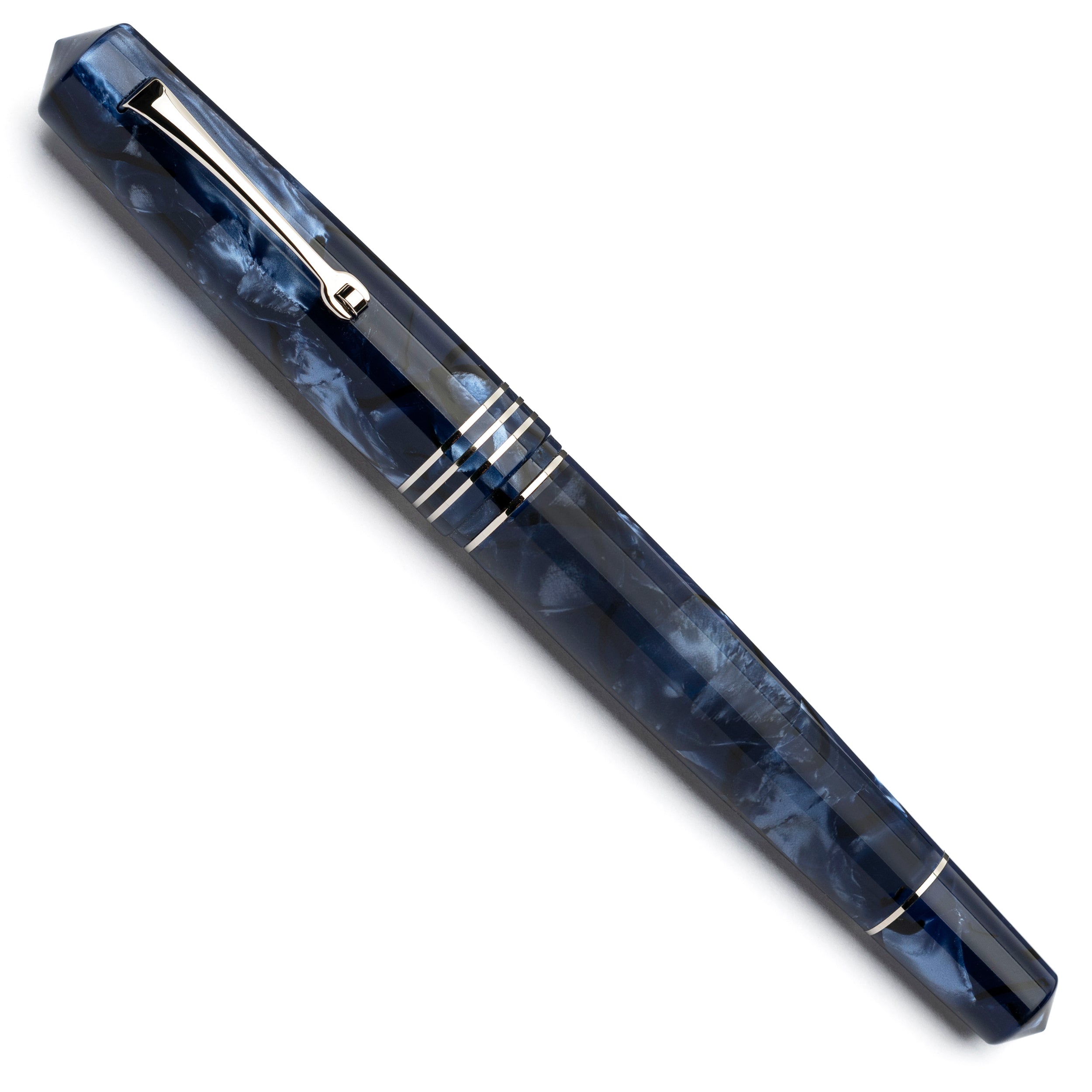 leonardo-officina-italiana-momento-zero-stilografica-blu-royal-celluloide-custom image 2