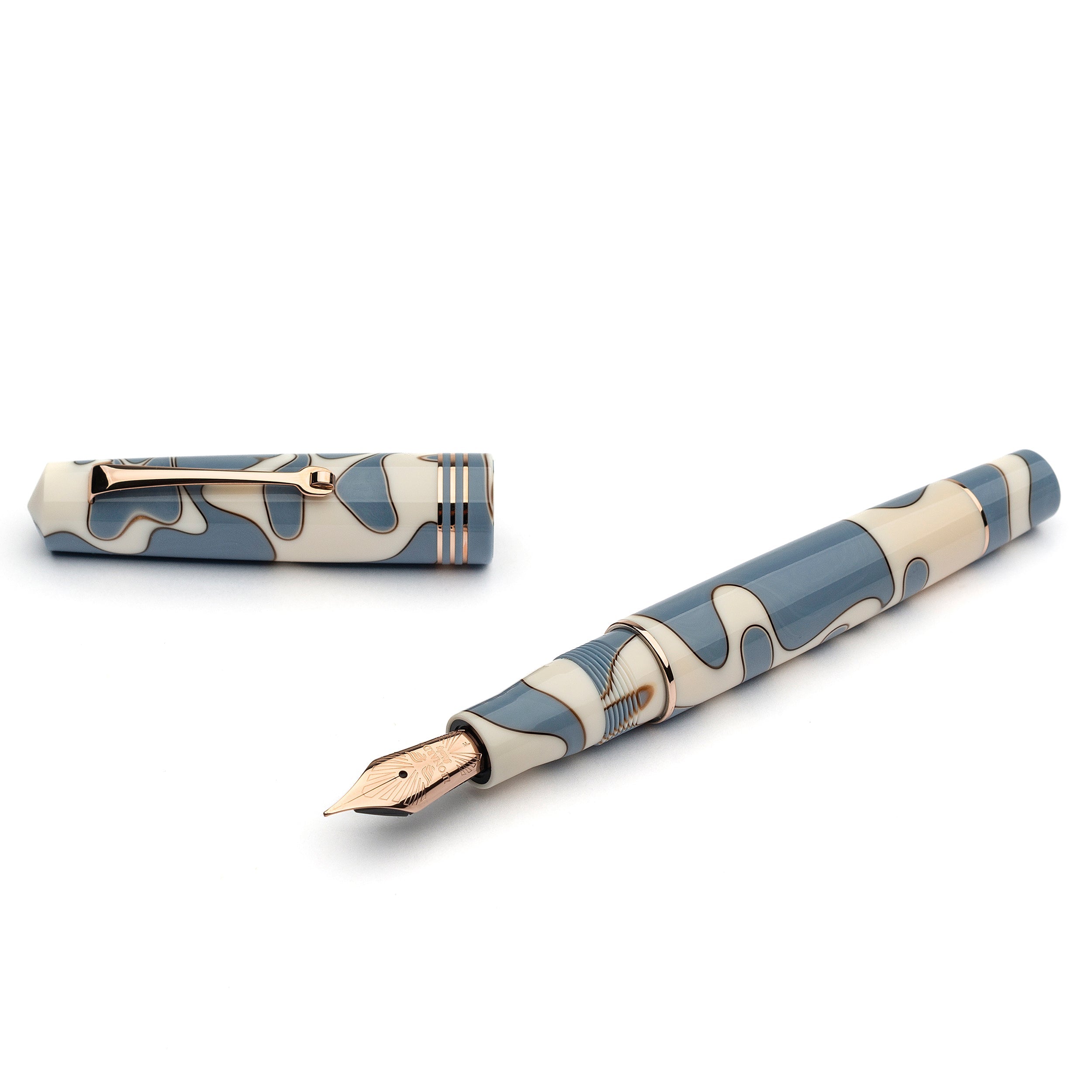 leonardo-officina-italiana-momento-zero-nuvola-penna-stilografica-pennino-oro image 2