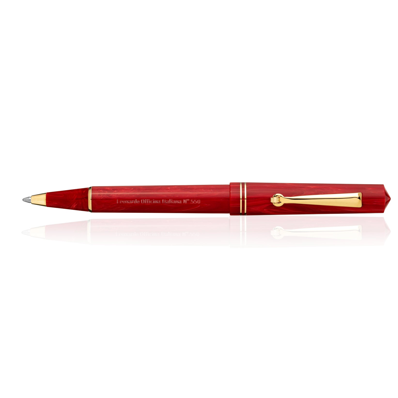 leonardo-officina-italiana-momento-zero-coral-penna-a-sfera image 1