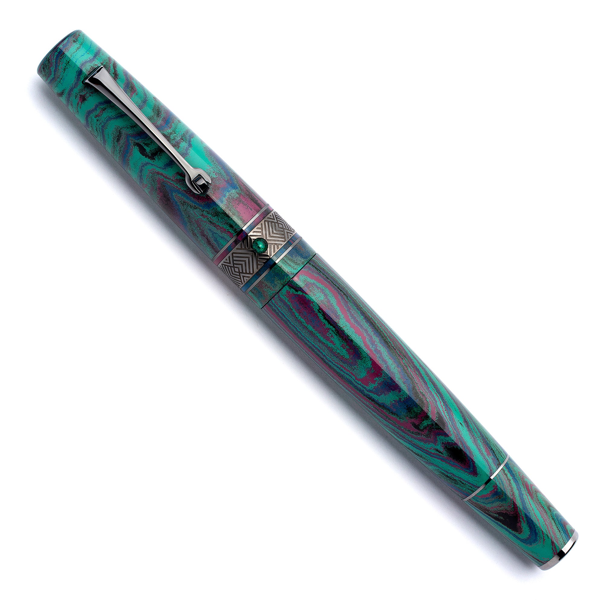 leonardo-officina-italiana-supernova-penna-stilografica-in-ebanite-tropical-fini image 2