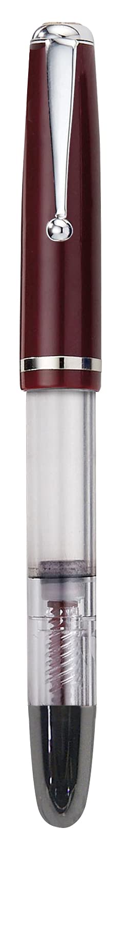 stipula-splash-bordeaux-penna-stilografica-a-pistone-punta-media image 1