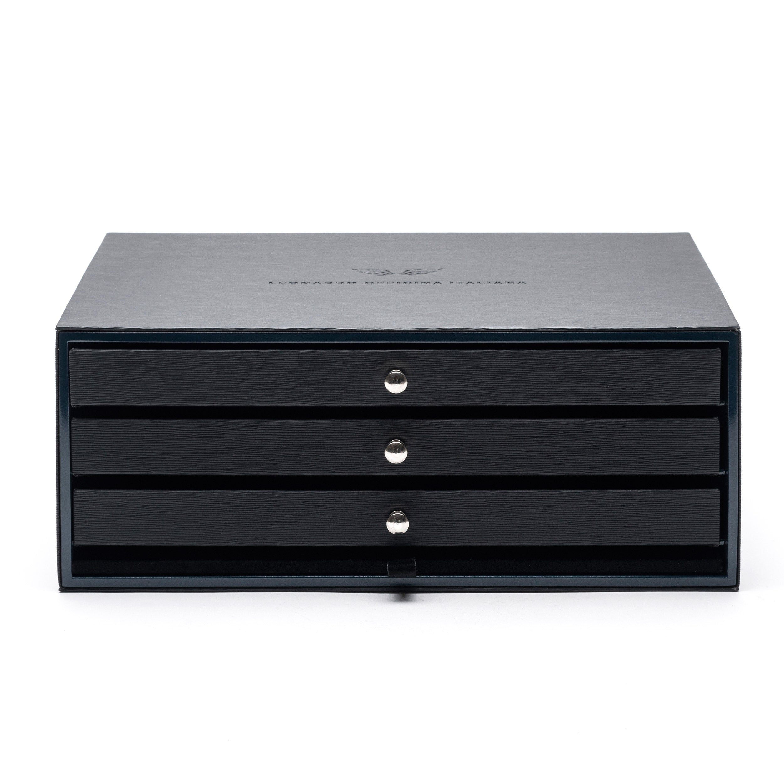 leonardo-officina-italiana-momento-zero-cofanetto-cassetta-30-penne-in-pu-nera image 2