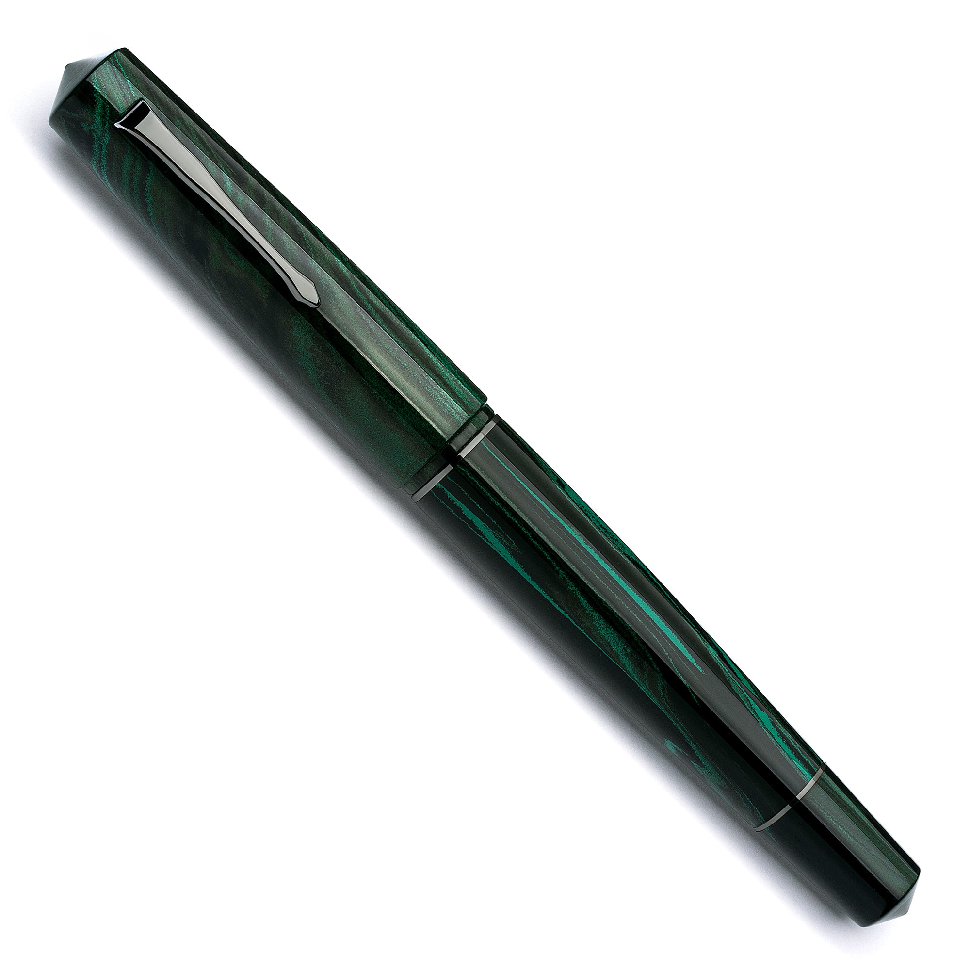 leonardo-officina-italiana-momento-zero-grande-ebanite-minimalista-nero-verde-pe image 2