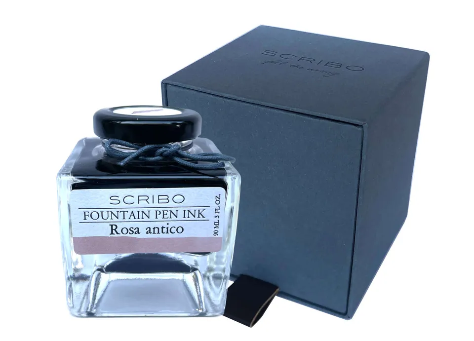 scribo-fountain-pen-ink-collection-rosa-antico-inchiostro-90-ml image 1