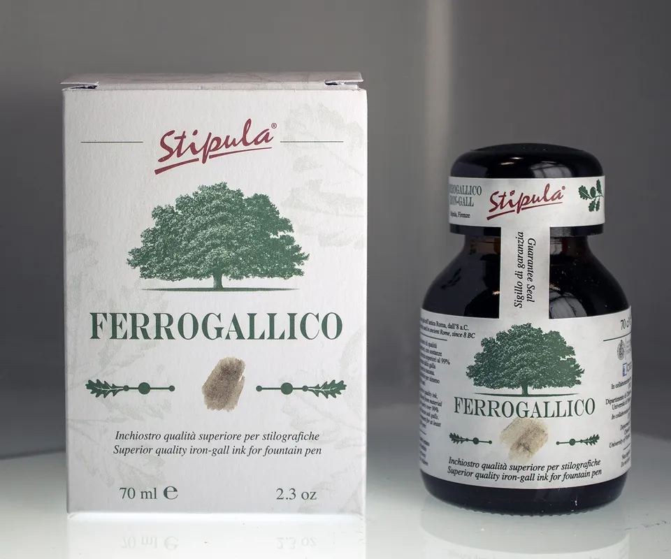 stipula-ferrogallico-inchiostro-per-stilografica-70ml-nero-miseria image 1